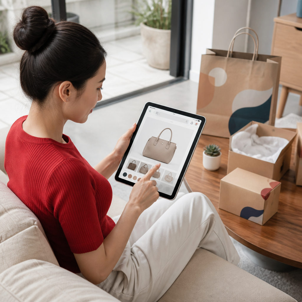 Hành Trình Tìm Kiếm Sản Phẩm Hoàn Hảo: Kinh Nghiệm Khám Phá Danh Mục Tại MuaBanOnline 2 Người phụ nữ đang kiểm tra chất lượng sản phẩm trên màn hình máy tính, tìm kiếm sản phẩm chính hãng