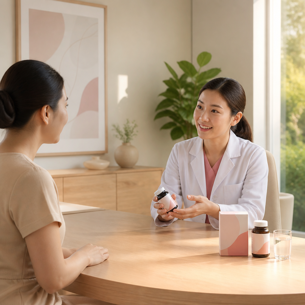 Bác sĩ đang trả lời các câu hỏi về men vi sinh