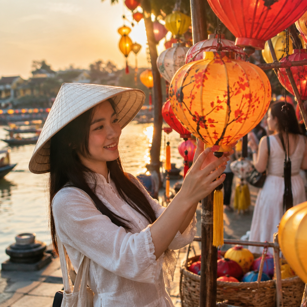 Top 7 Trải Nghiệm Văn Hóa & Giải Trí Độc Đáo Tại Hà Nội Mùa Thu 2026 3 Đèn lồng truyền thống rực rỡ sắc màu trong một lễ hội mùa thu tại Hà Nội 2026